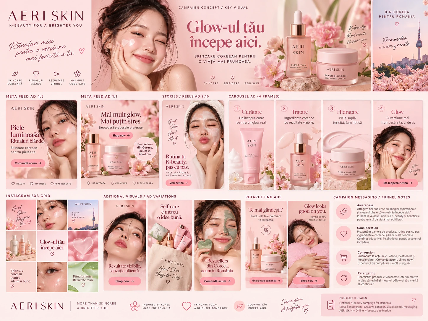 AERI SKIN · Digital ads / PPC 001 · Universul de brand