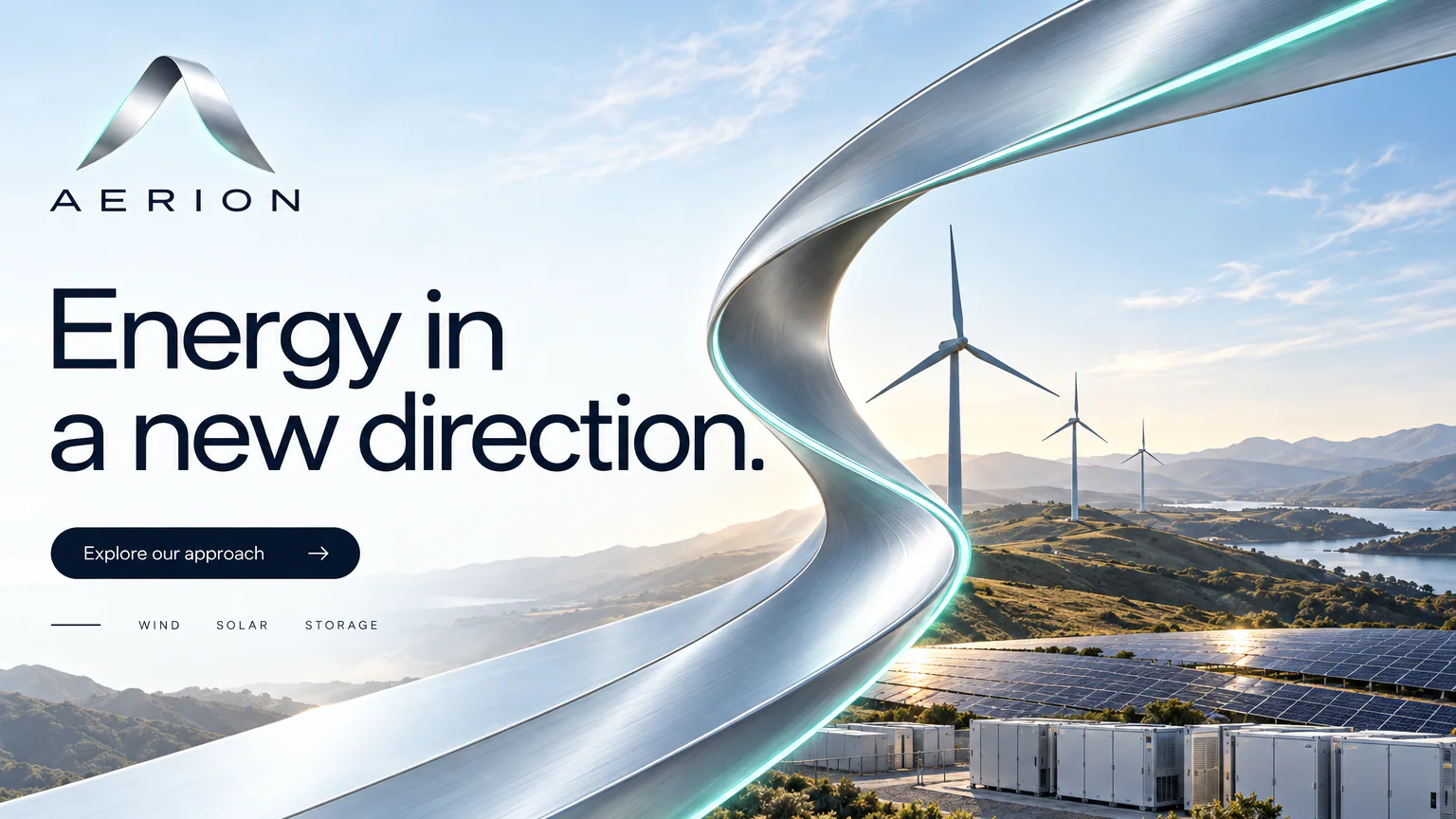 AERION · Three energy technologies, one clear direction.