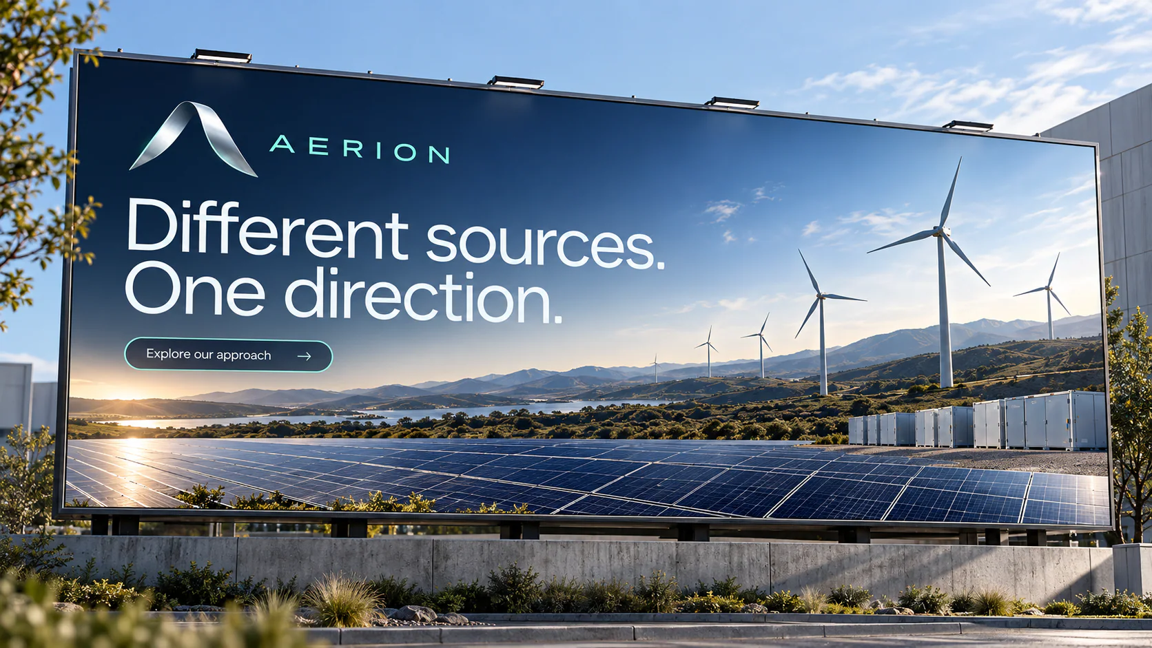 AERION · Outdoor · machetă de amplasare
