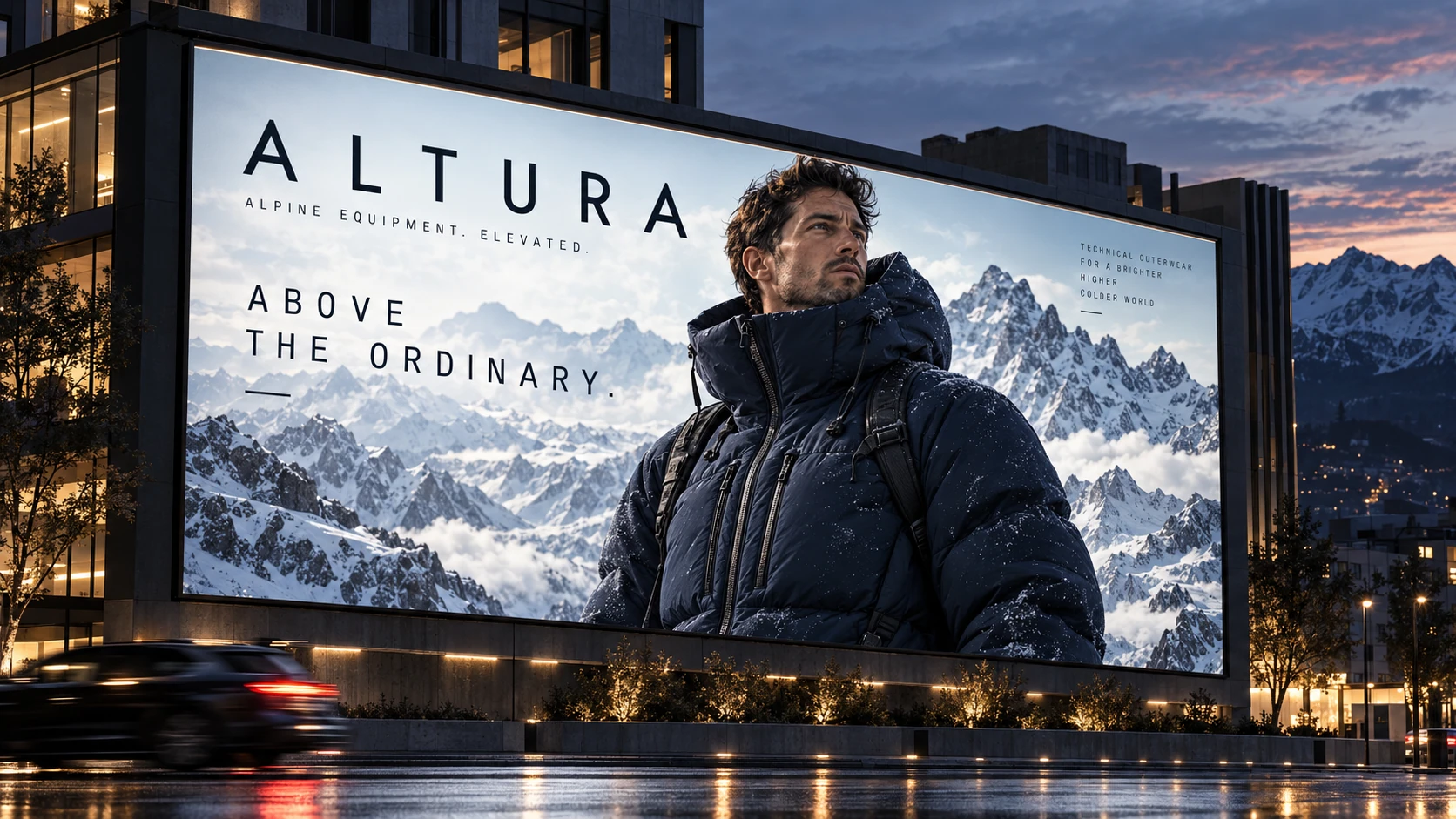 ALTURA · Outdoor · placement mockup