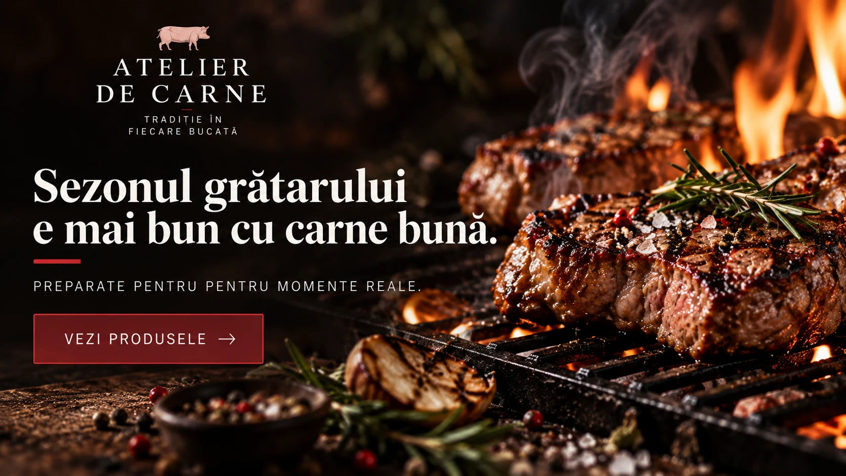 ATELIER DE CARNE · From the product to the meal it is chosen for.