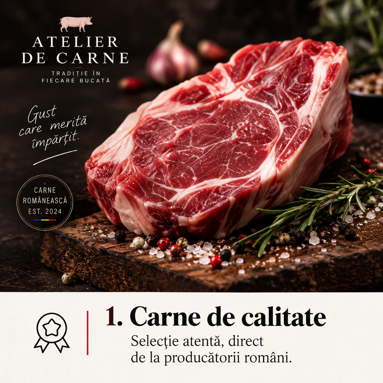 ATELIER DE CARNE · Digital ads / PPC 004 · Selection and eating occasions