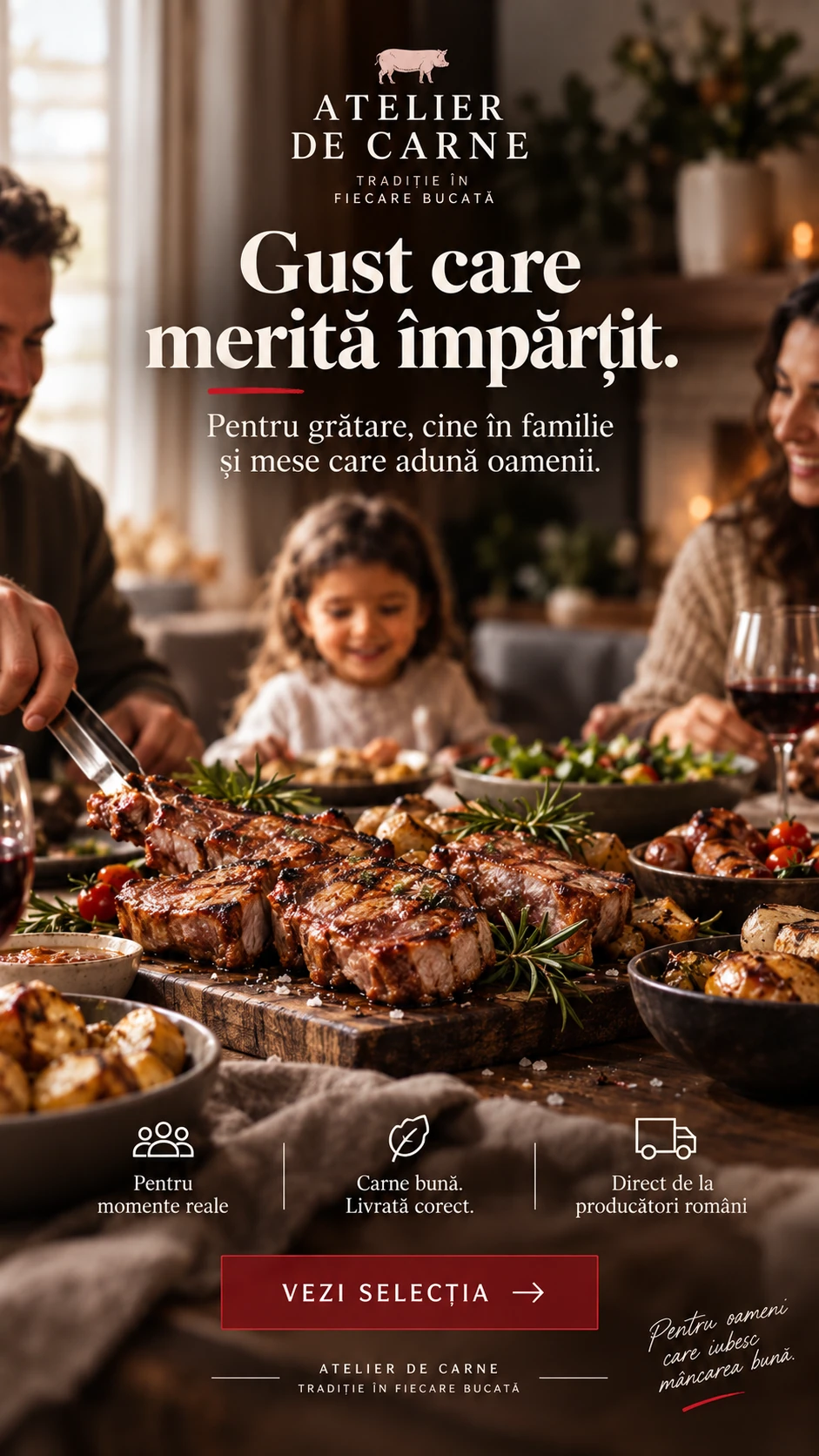 ATELIER DE CARNE · Digital ads / PPC 012 · Selection and eating occasions