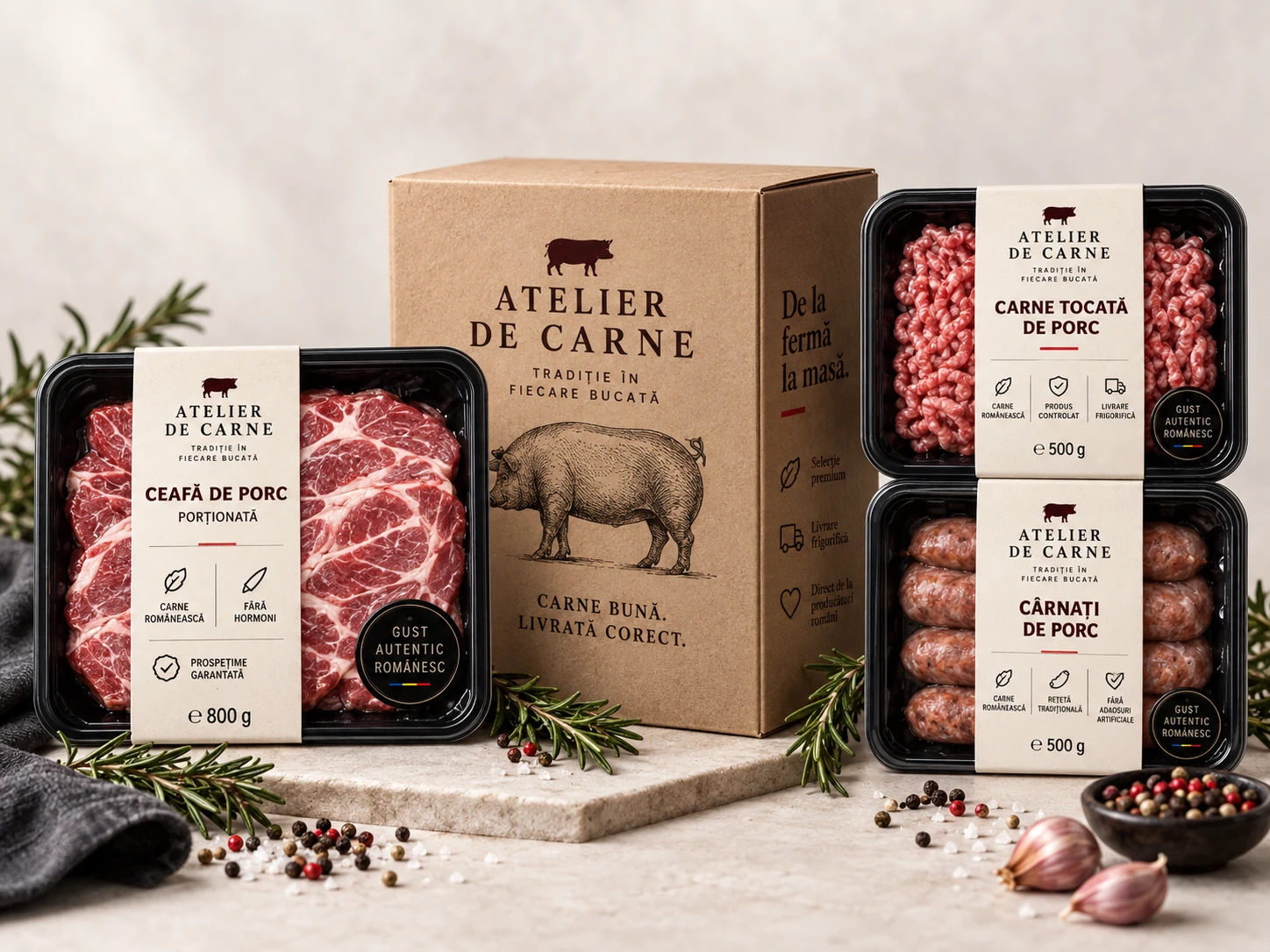 ATELIER DE CARNE · Product and packaging · concept