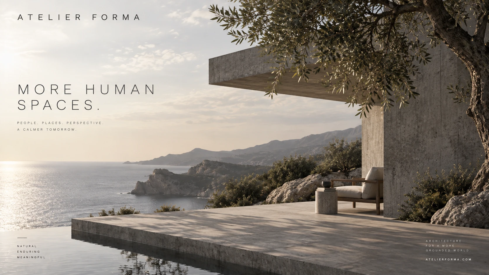 ATELIER FORMA · Key visuals 002 · The brand world