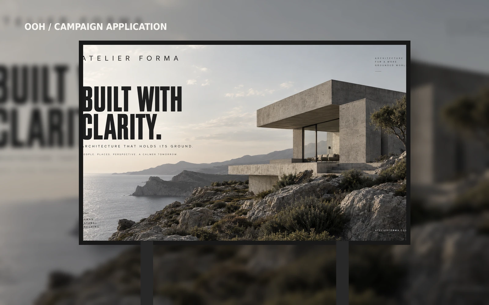 ATELIER FORMA · Outdoor · placement mockup