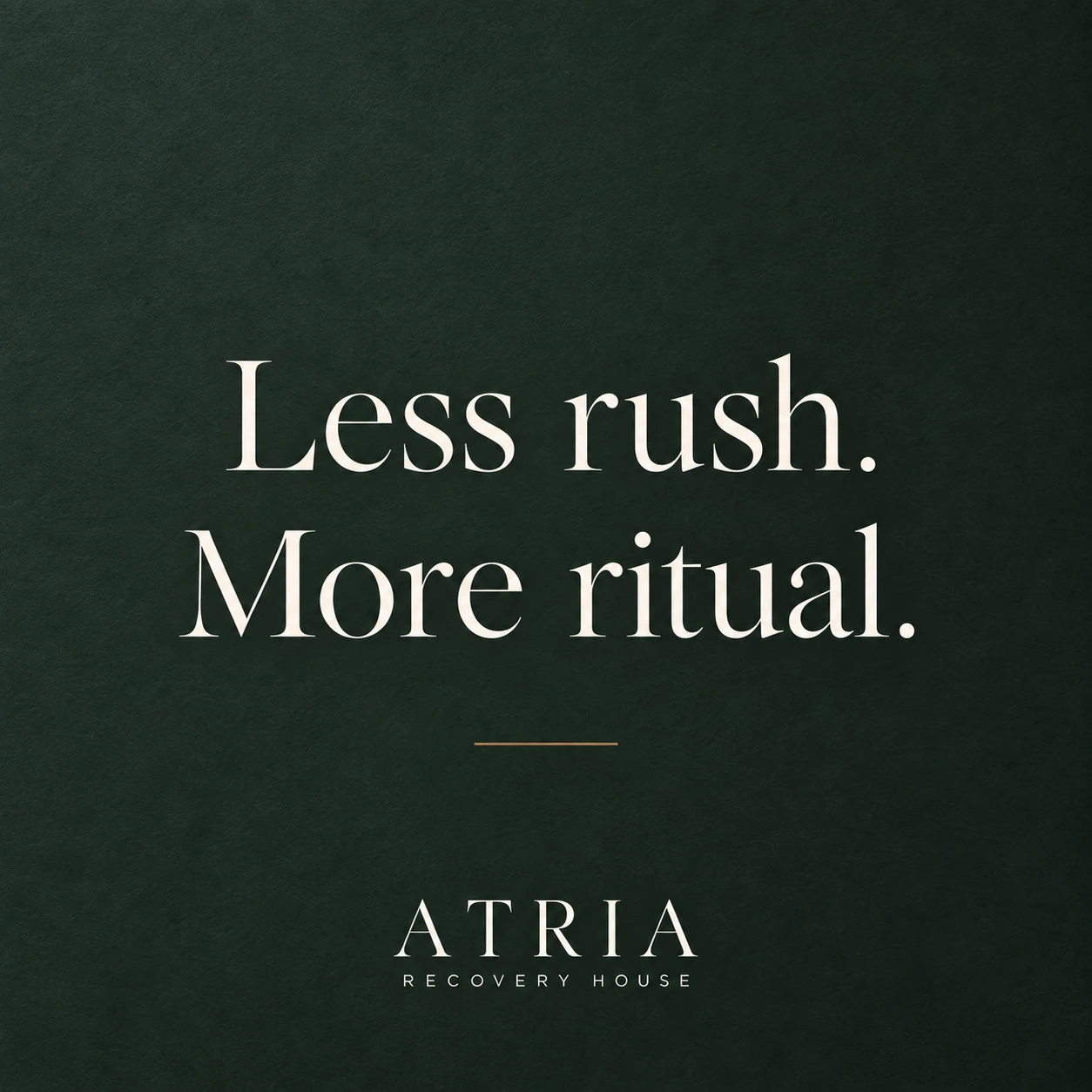 ATRIA RECOVERY HOUSE · Post 5 / 12