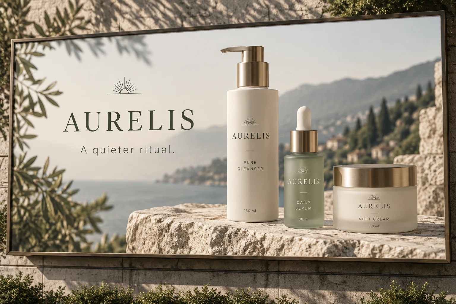 AURELIS · Outdoor · placement mockup