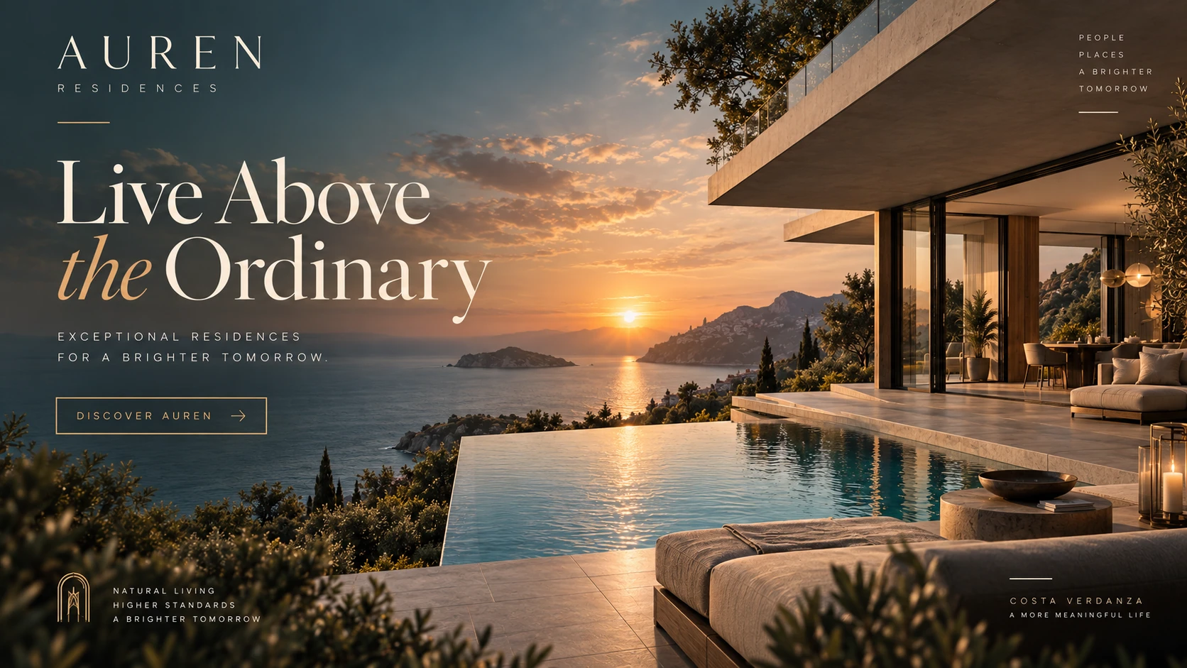 AUREN RESIDENCES · A home, through material and atmosphere.