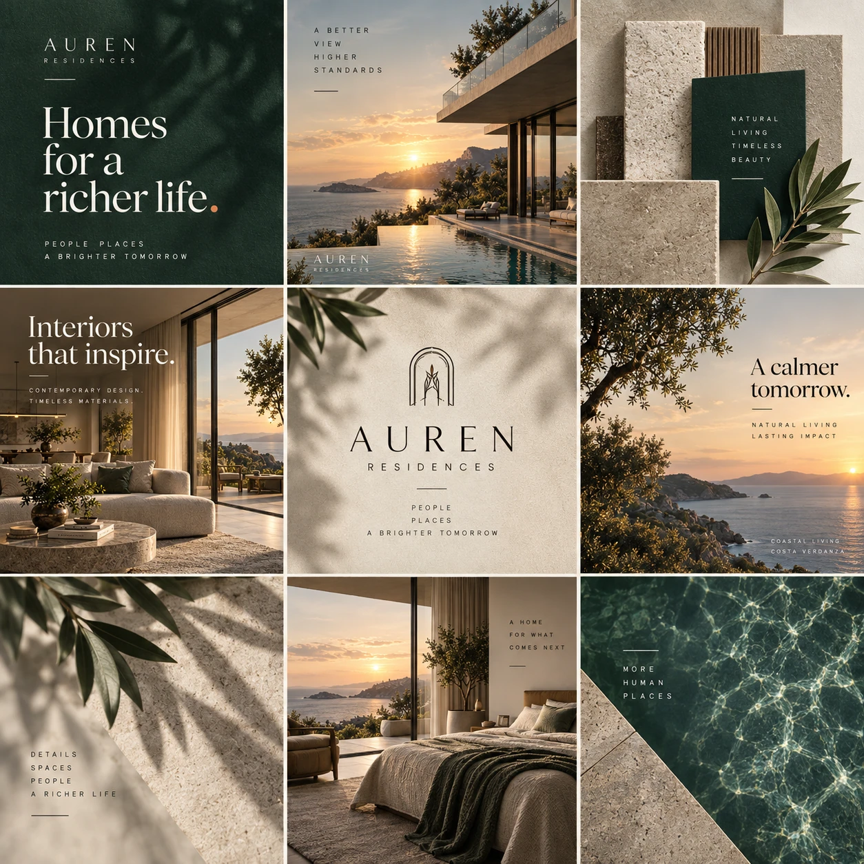 AUREN RESIDENCES · Compoziție Instagram · vedere de ansamblu