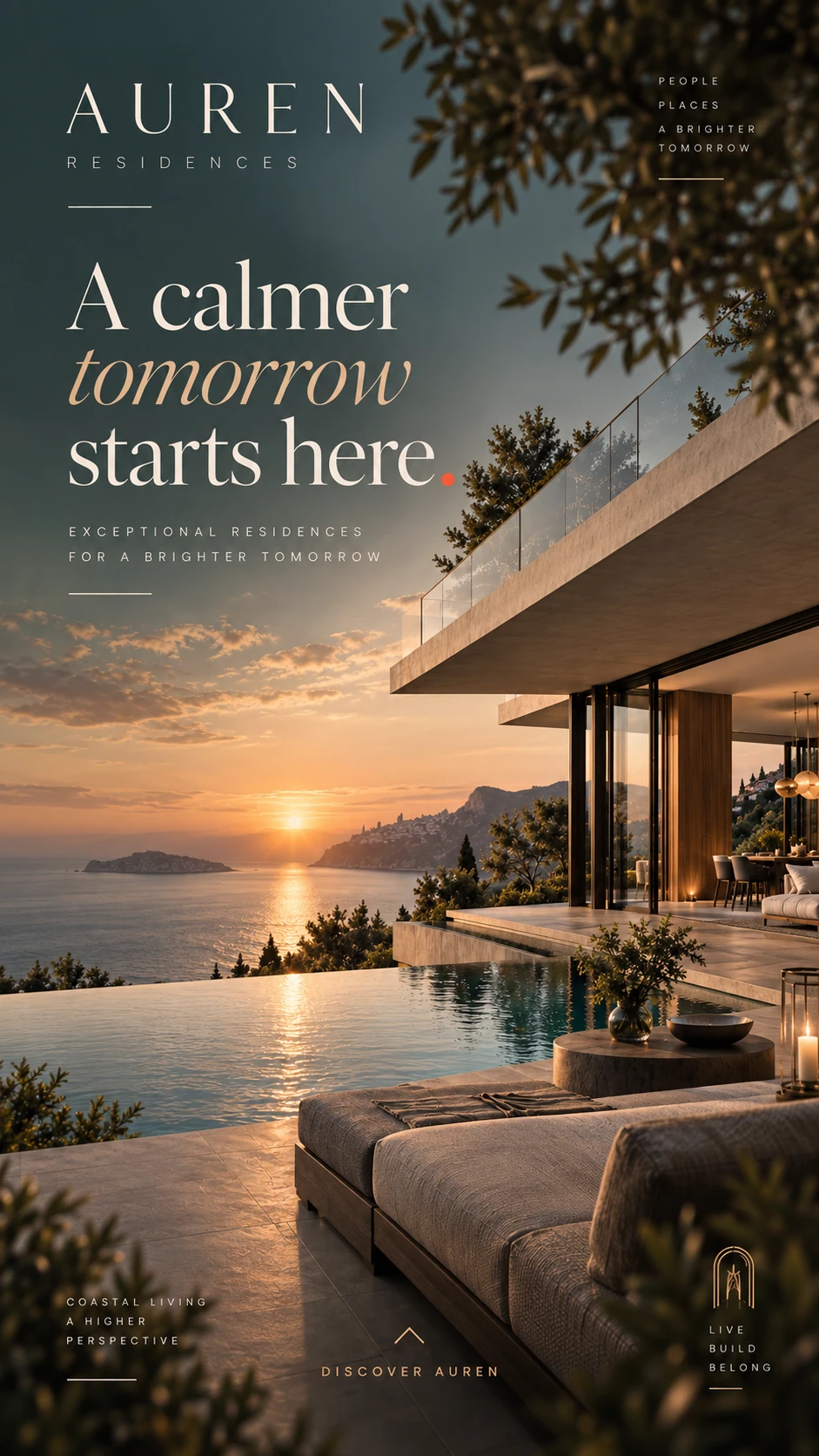 AUREN RESIDENCES · Format vertical · vizual static