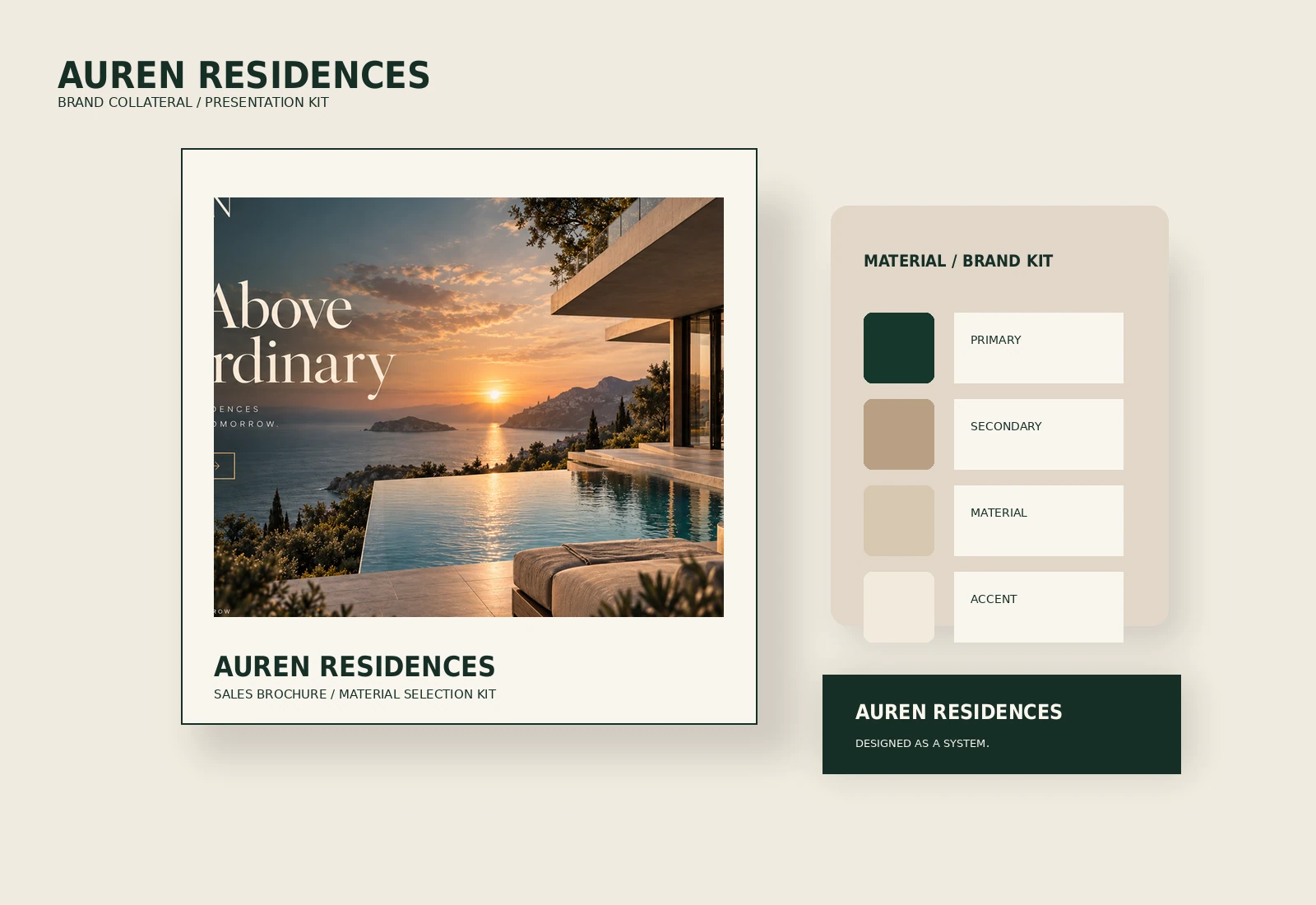 AUREN RESIDENCES · Brand & mockupuri 007 · Universul de brand