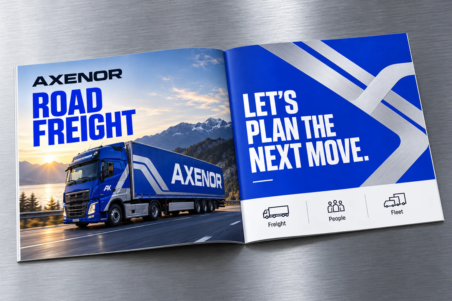 AXENOR · Identity in use · mockup