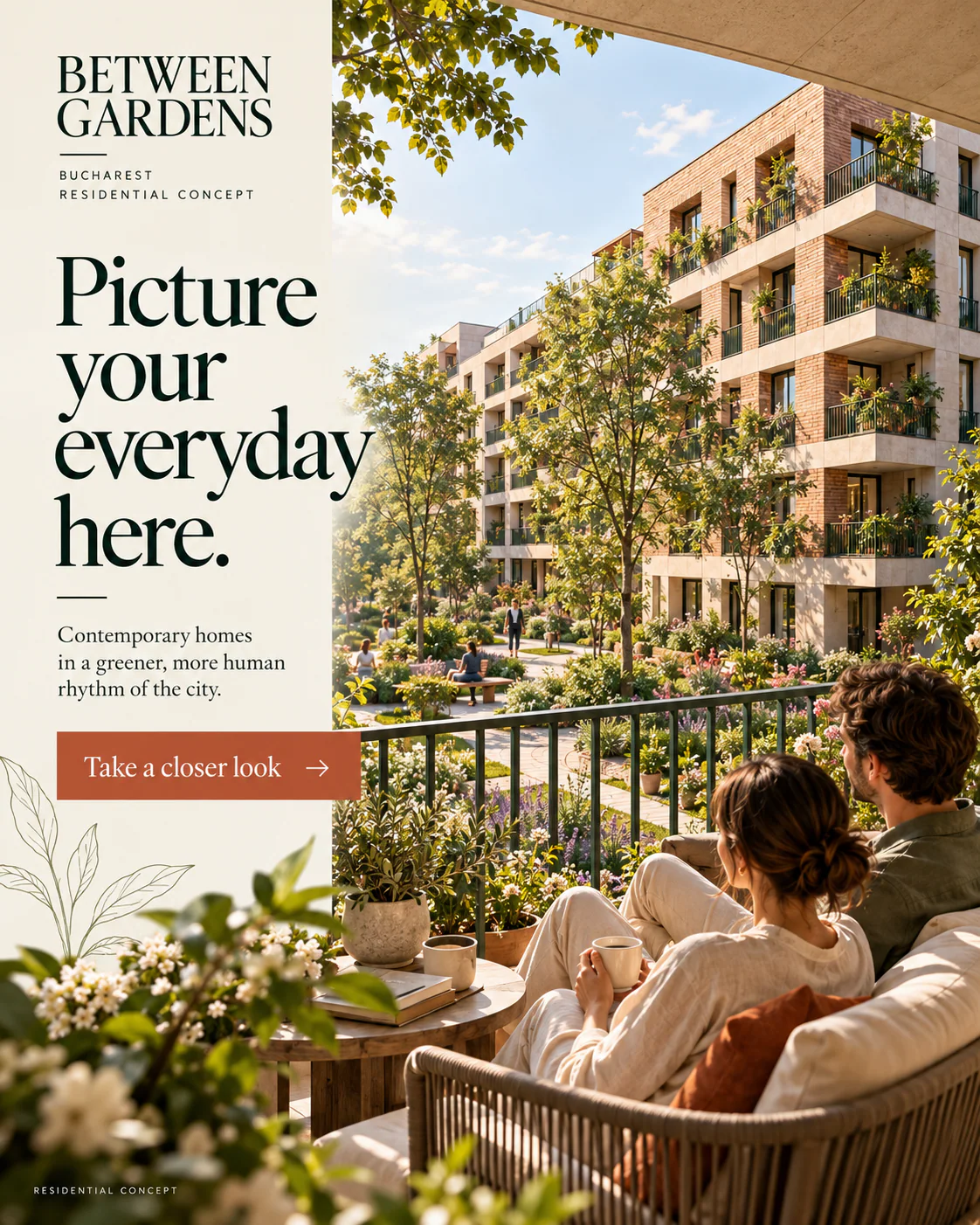 BETWEEN GARDENS · Feed · varianta 2