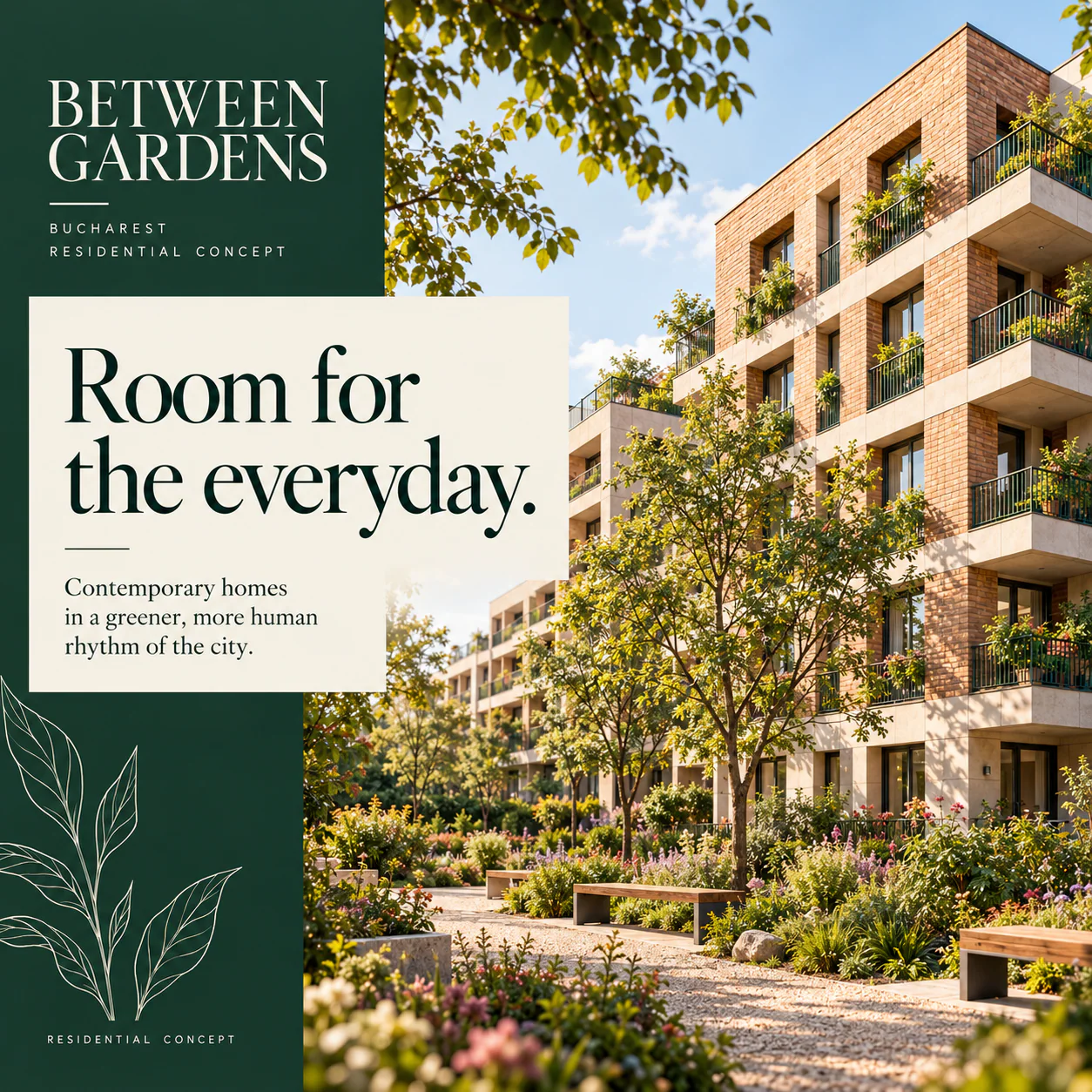 BETWEEN GARDENS · Postarea 2 / 9