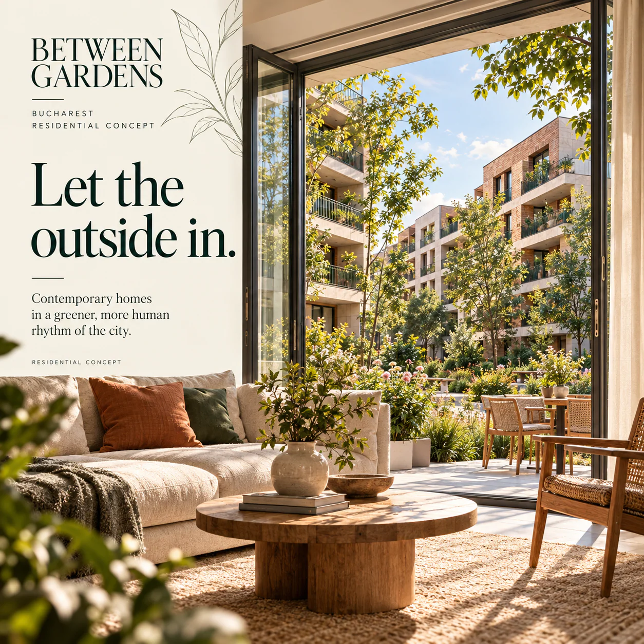 BETWEEN GARDENS · Postarea 4 / 9