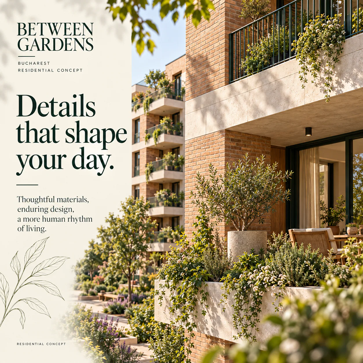 BETWEEN GARDENS · Postarea 7 / 9