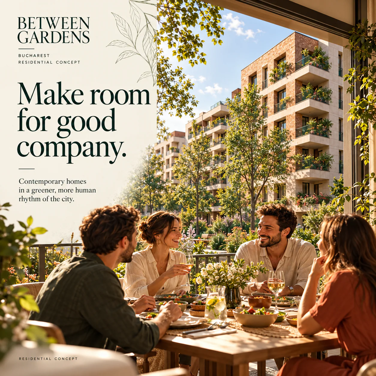 BETWEEN GARDENS · Postarea 8 / 9