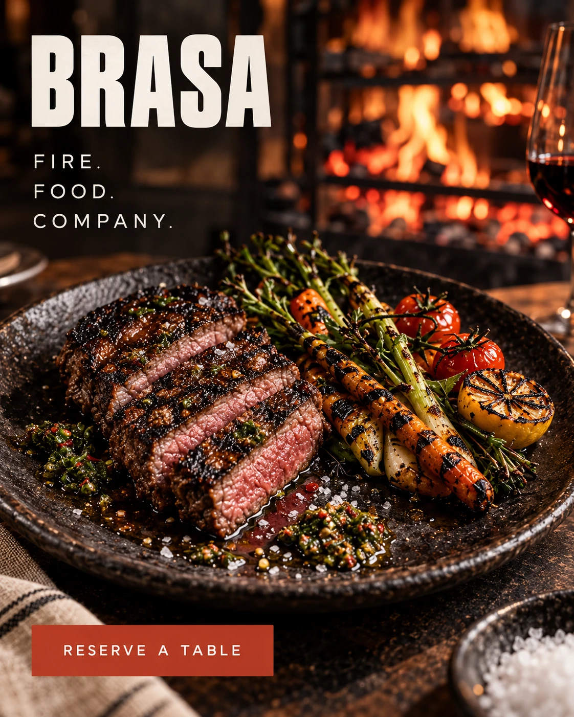 BRASA · Feed · message and context