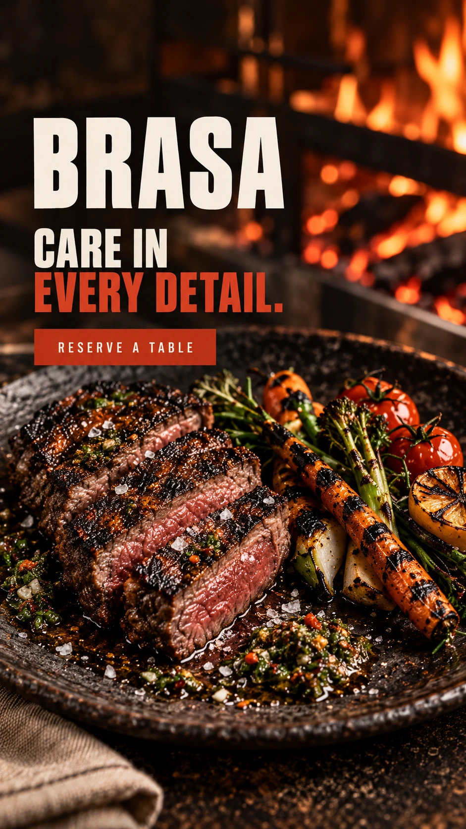 BRASA · Social media 011 · Fire. Food. Company.