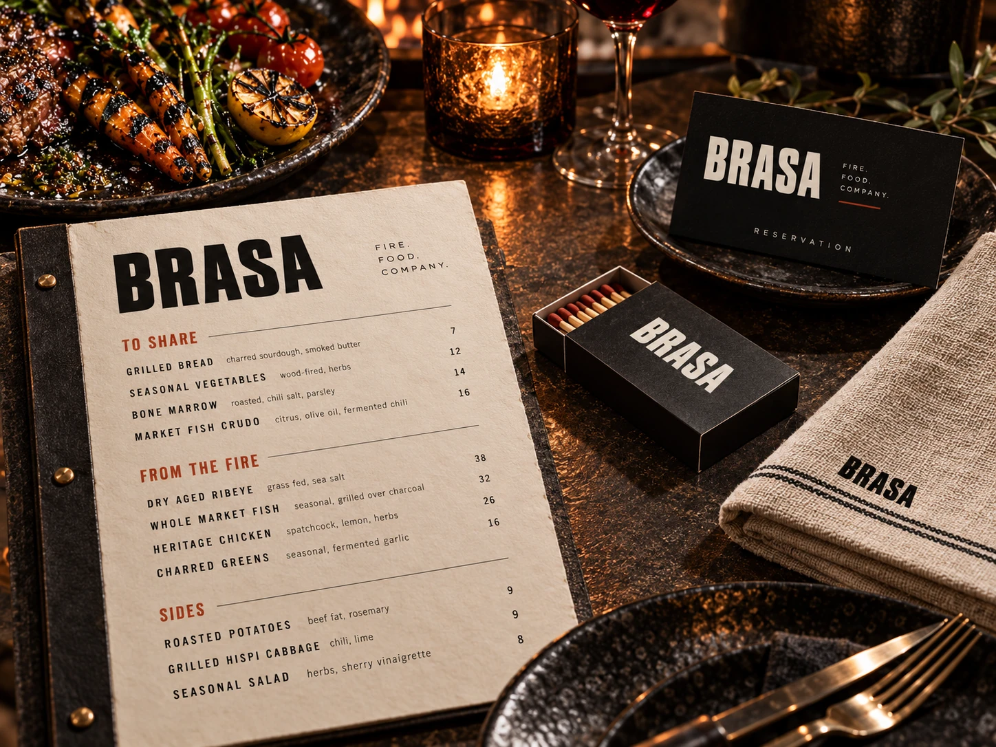 BRASA · Product and packaging · concept