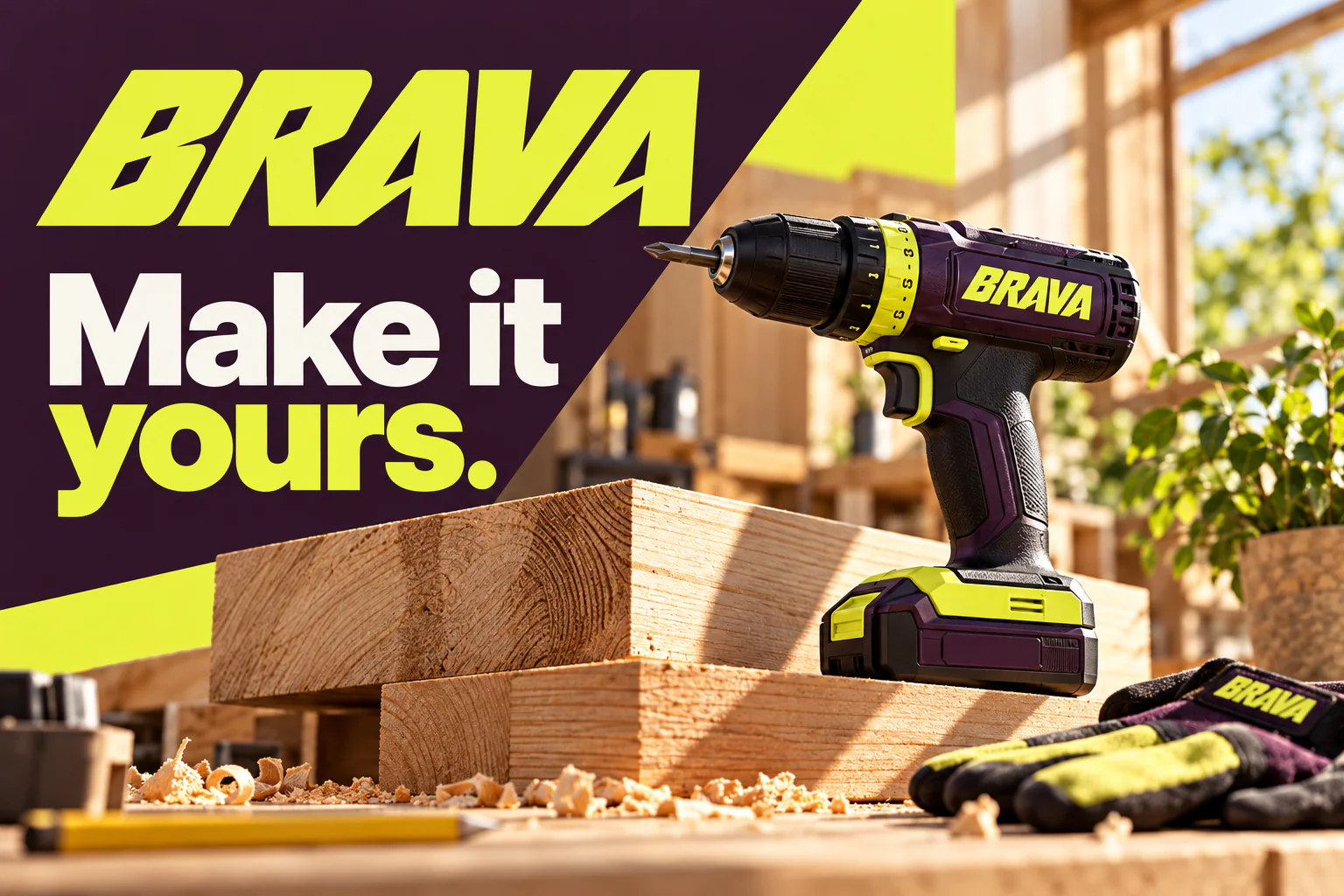 BRAVA · Make it yours.