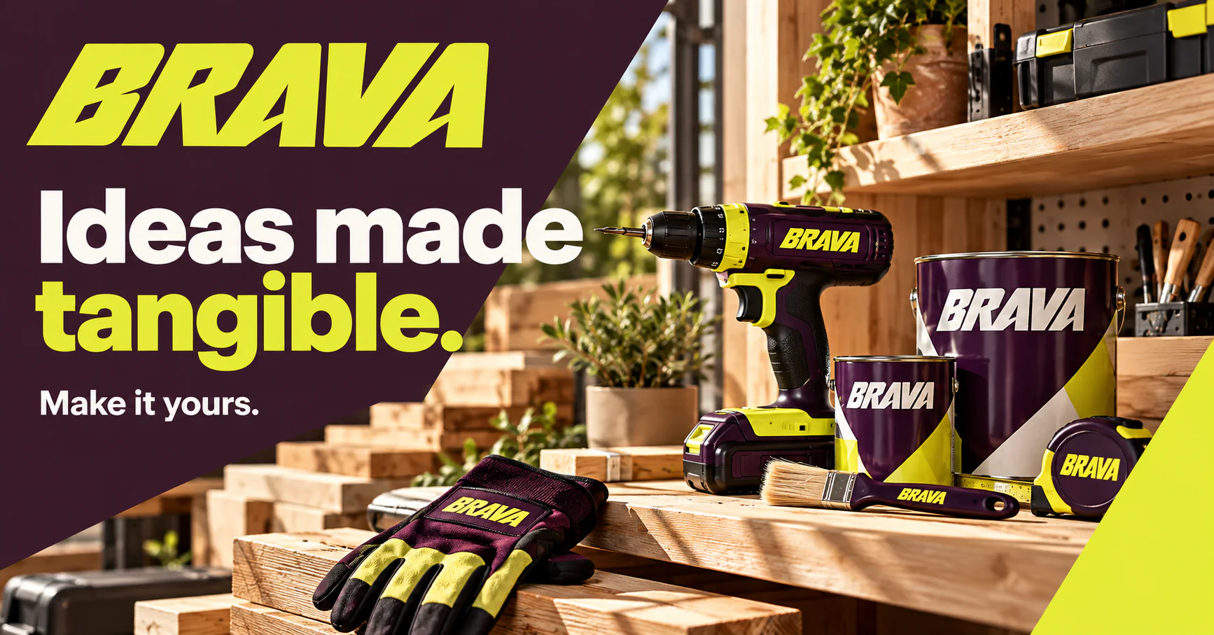 BRAVA · Digital ad · landscape format