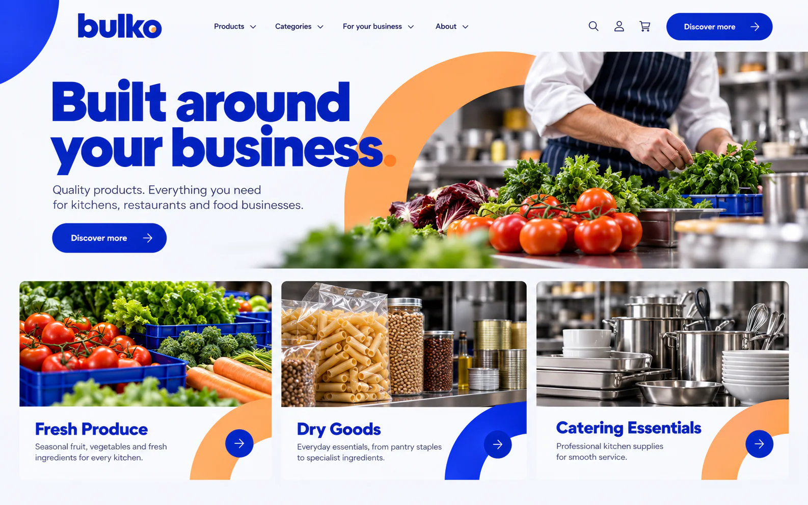 BULKO · The next step · concept mockup