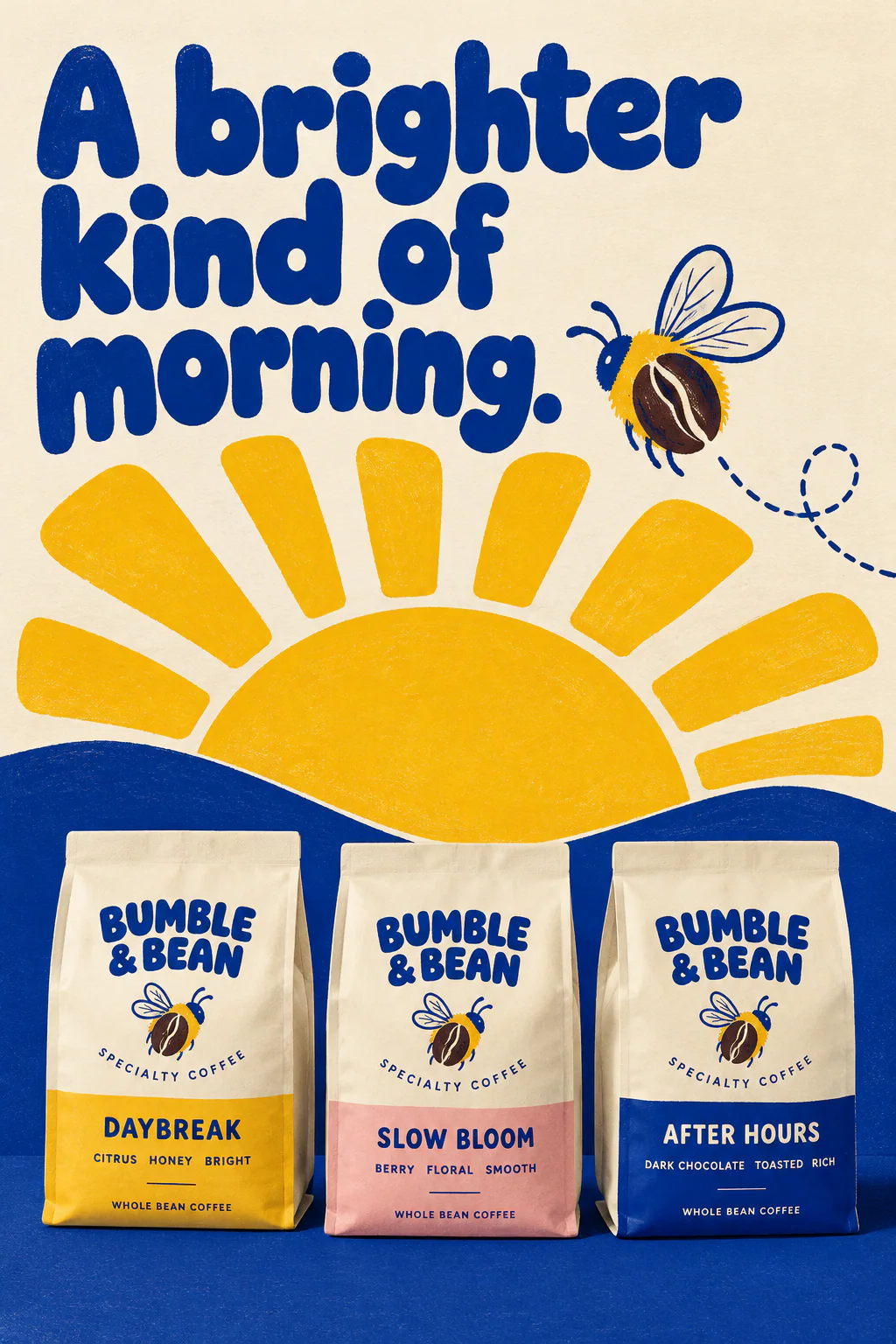 BUMBLE & BEAN · Vertical format · variation 3