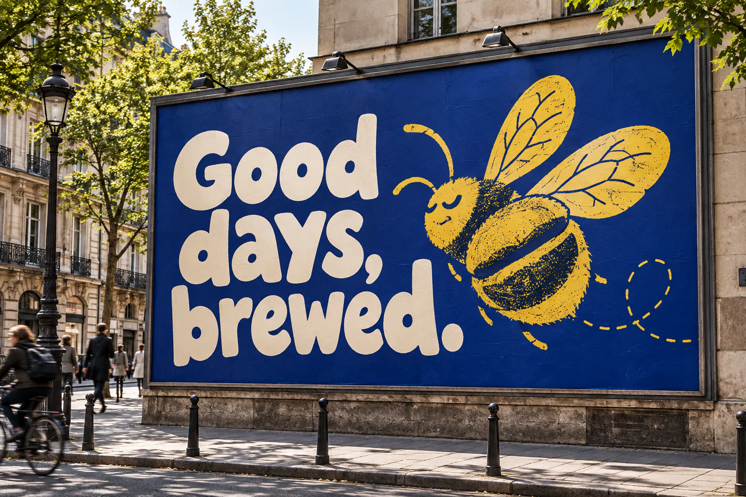 BUMBLE & BEAN · Outdoor · placement mockup