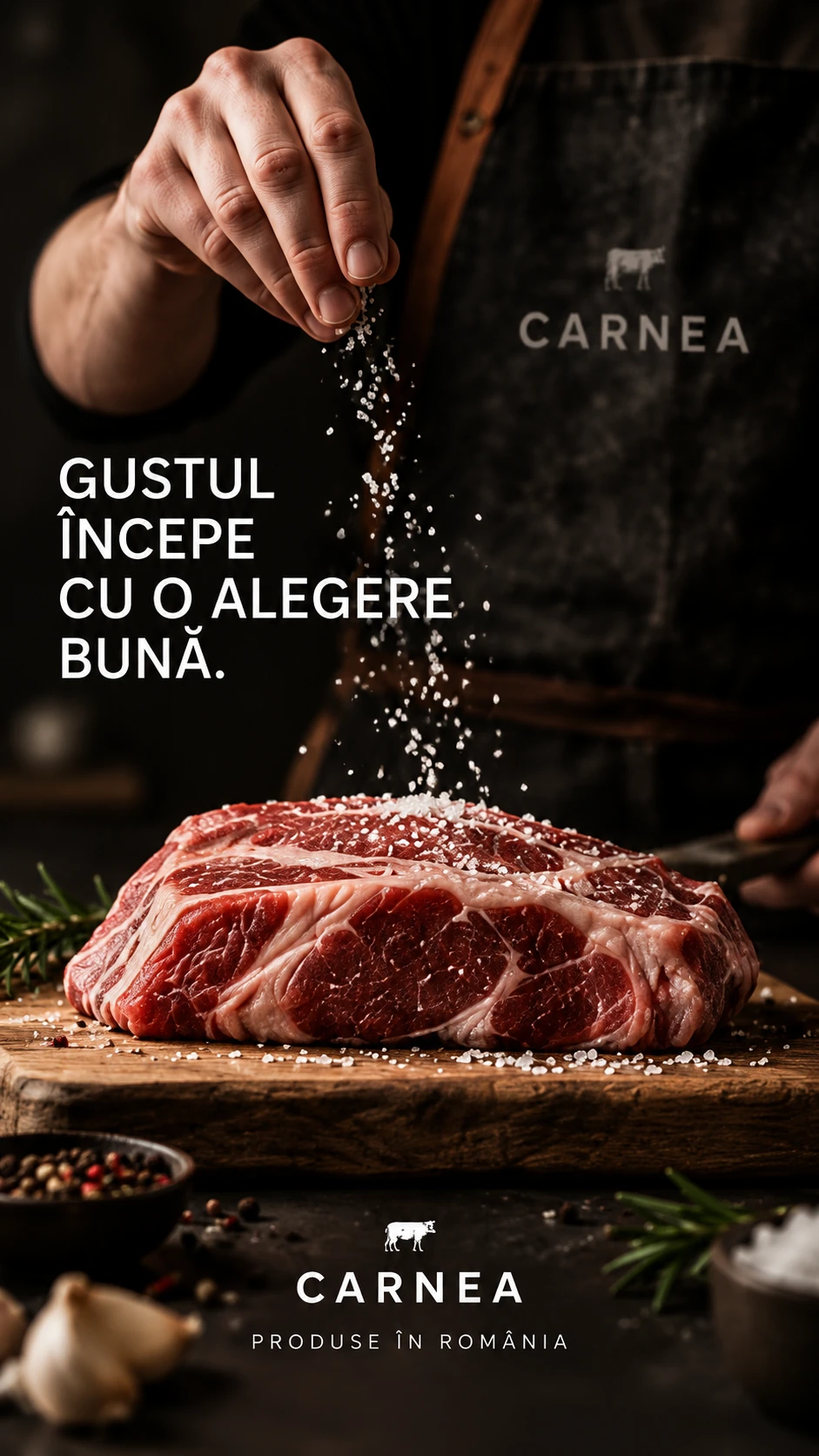 CARNEA · Vertical format · static visual