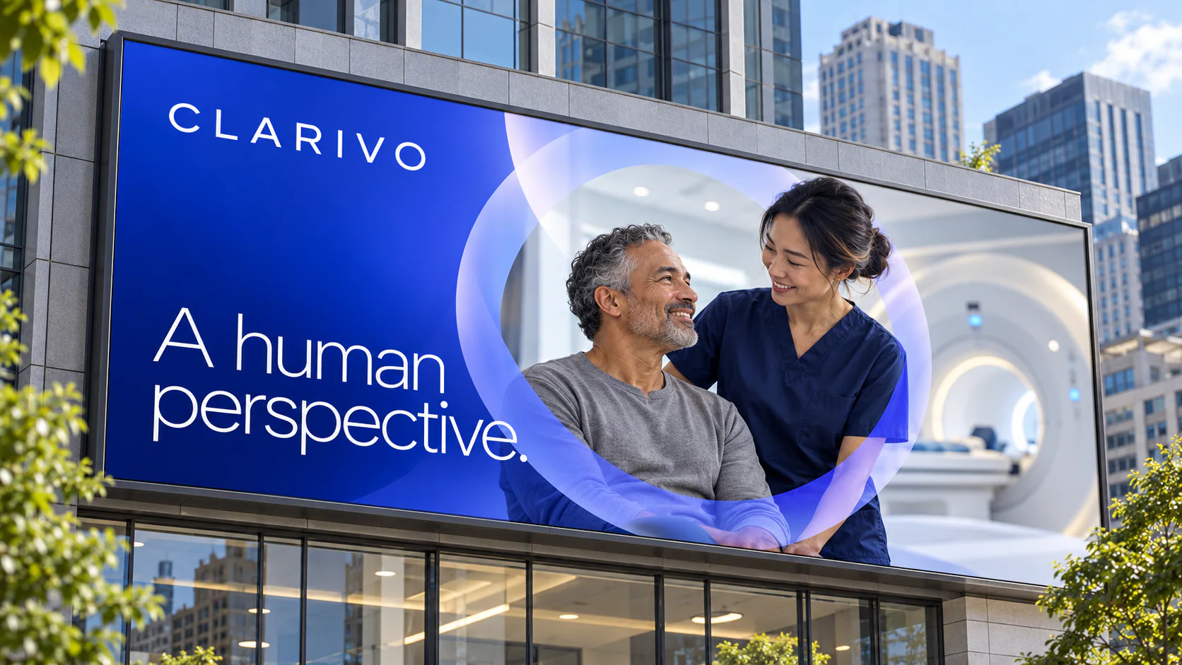 CLARIVO · Outdoor · placement mockup