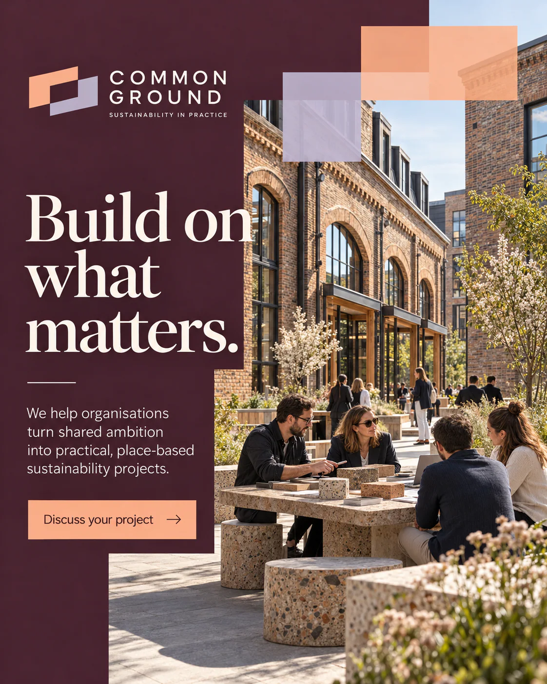 COMMON GROUND · Digital ad · display format