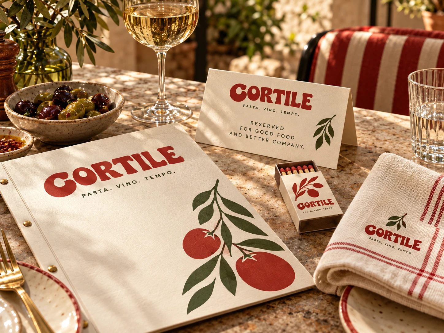 CORTILE · Product and packaging · concept