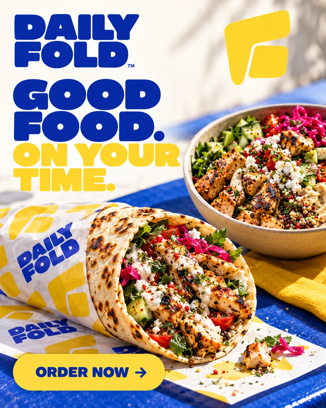 DAILY FOLD · Feed · message and context