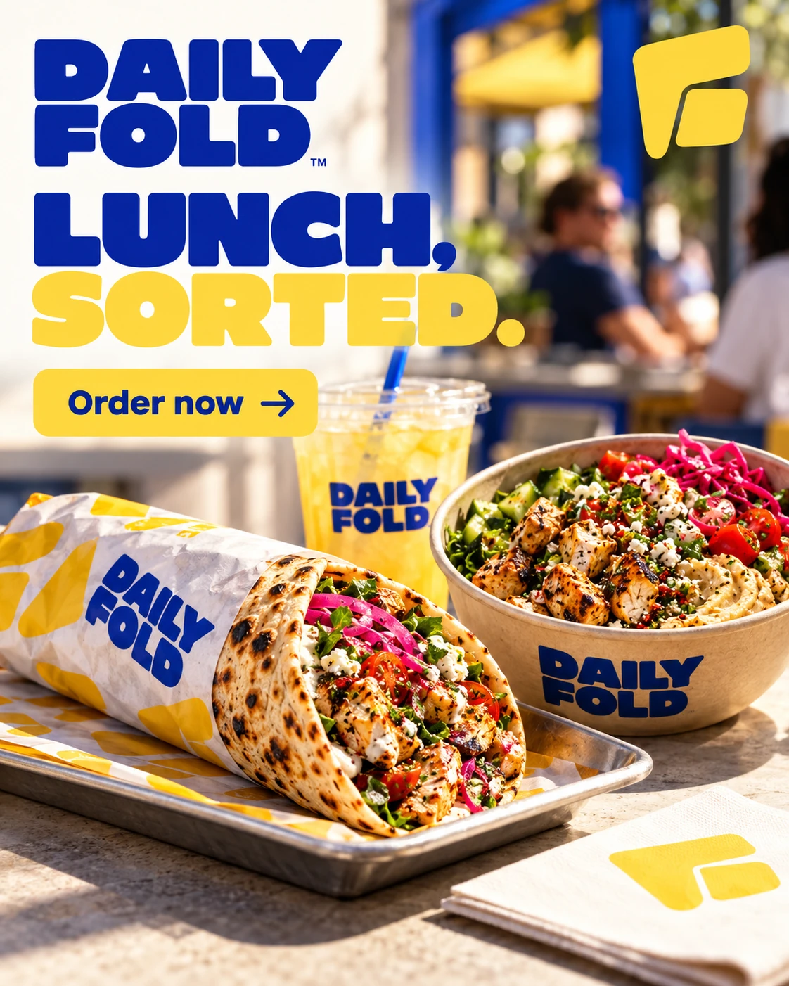 DAILY FOLD · Digital ads / PPC 005 · Good food. On your time.