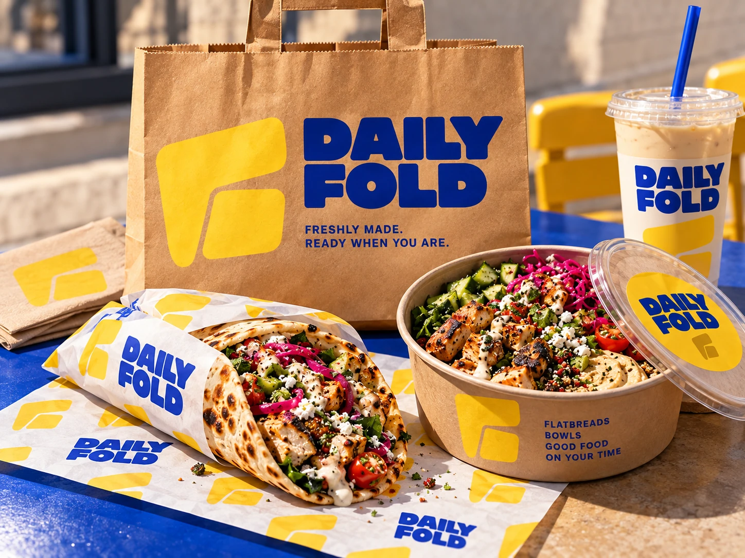 DAILY FOLD · Product and packaging · concept