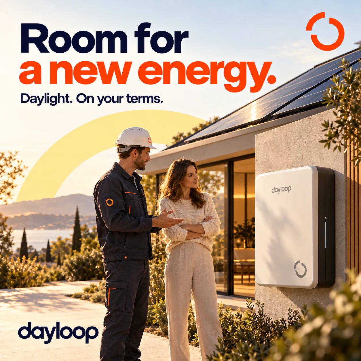 DAYLOOP · Digital ad 2 · Golden hour homes