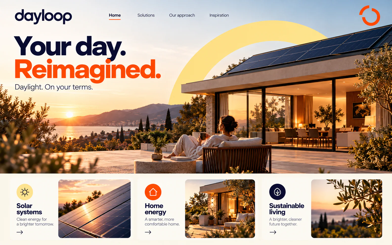 DAYLOOP · The next step · concept mockup