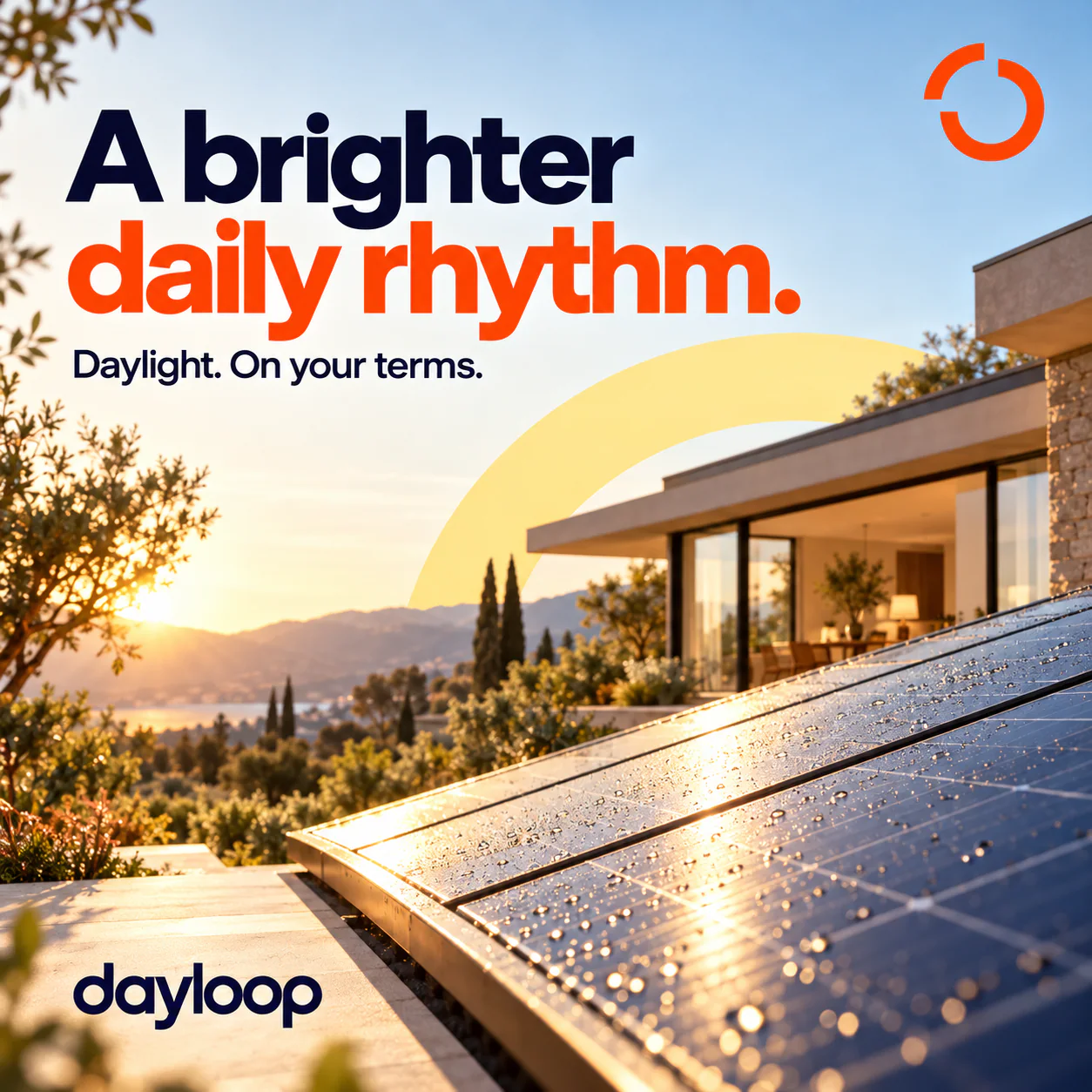 DAYLOOP · The panel up close