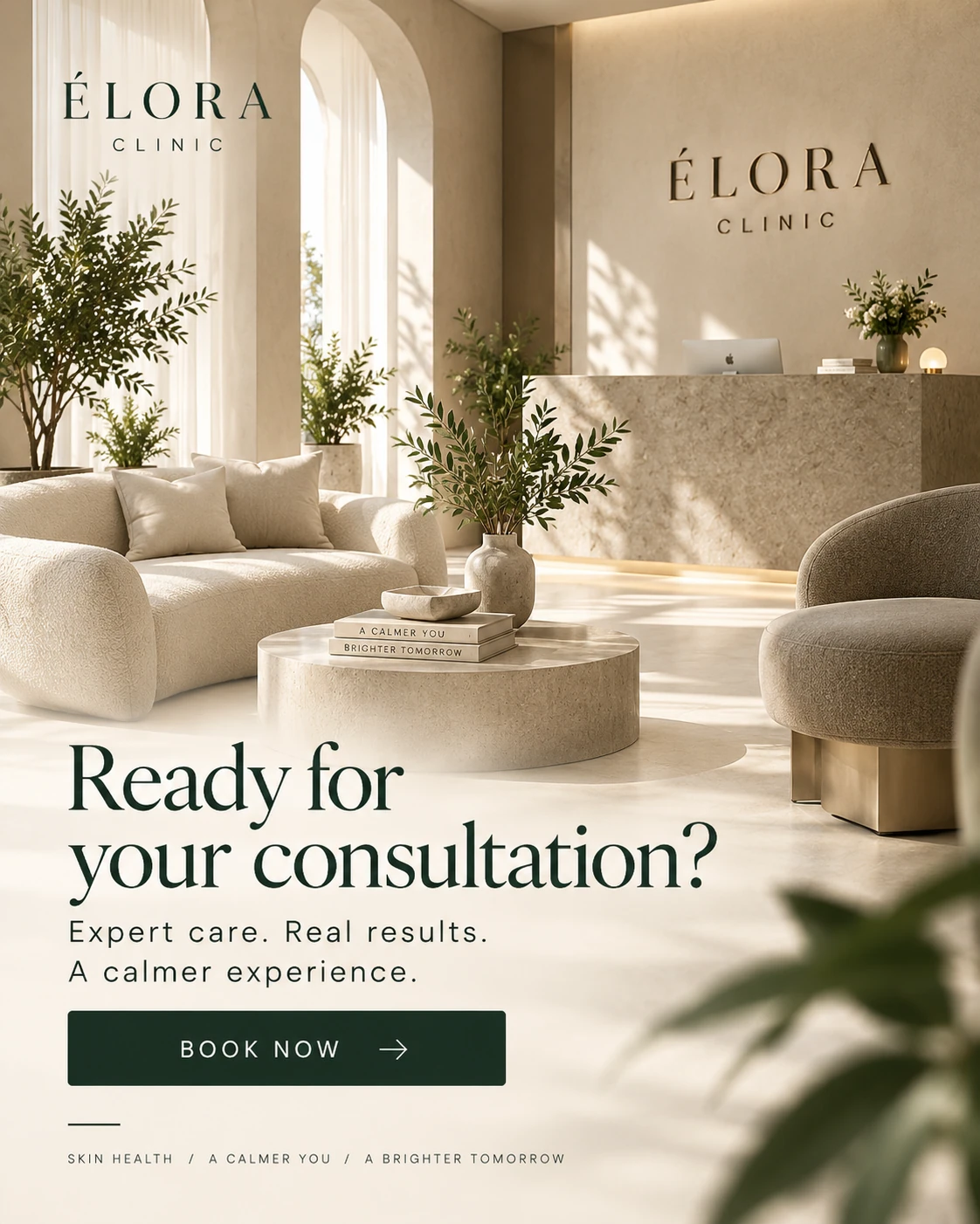 ÉLORA CLINIC · Digital ads / PPC 010 · The clinic and the conversation