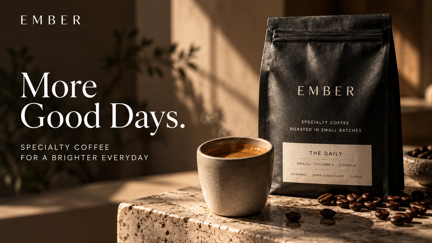 EMBER · An everyday ritual. A story that continues.