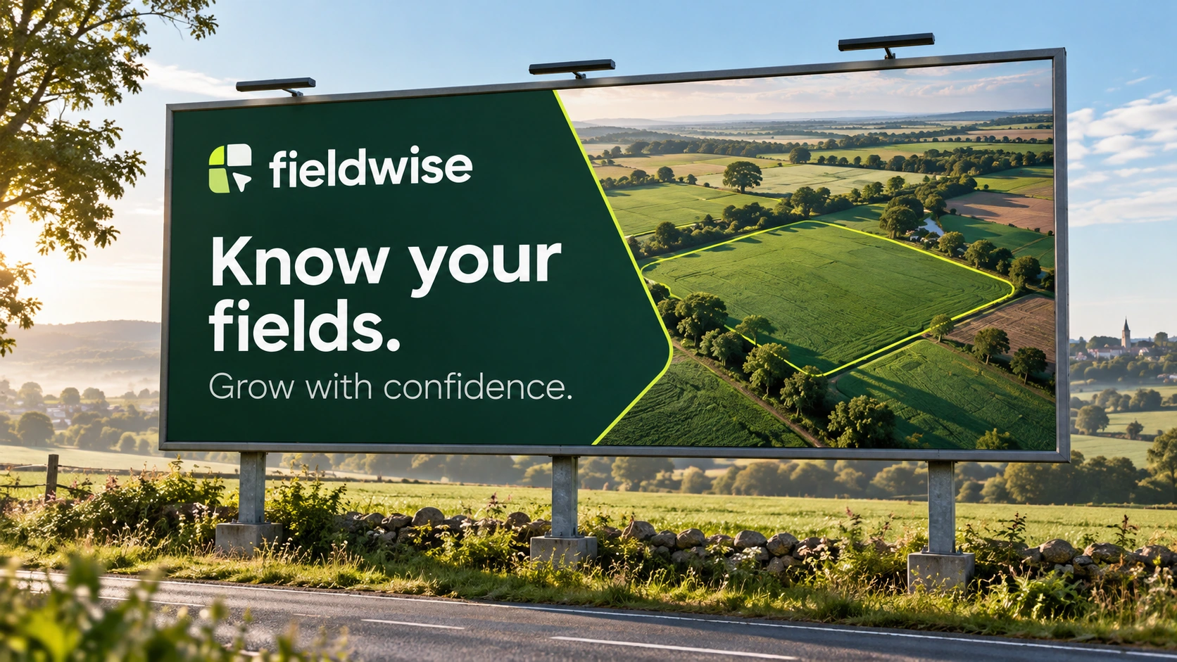 FIELDWISE · Outdoor · placement mockup