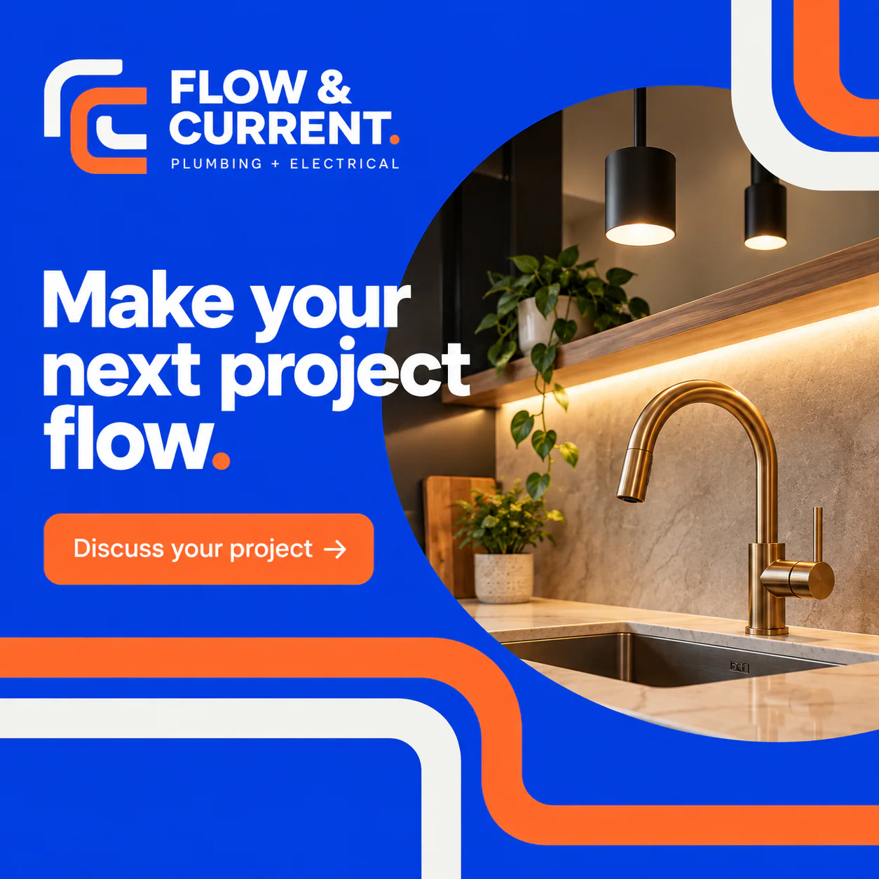 FLOW & CURRENT · Digital ad 2 · The conduit line