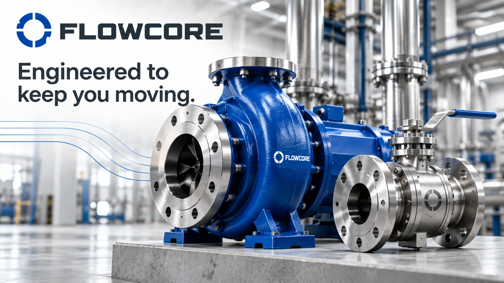FLOWCORE · Make the equipment relevant to the application.