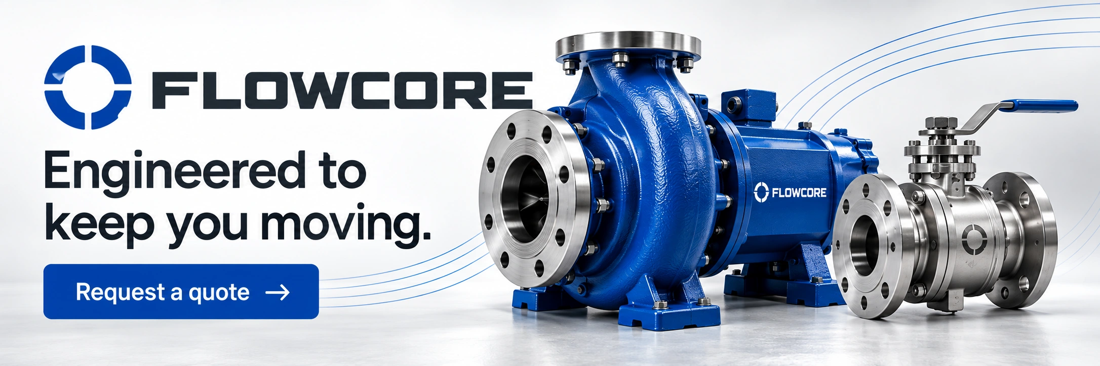 FLOWCORE · Digital ad · landscape format