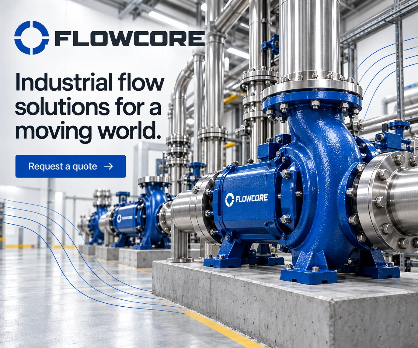 FLOWCORE · Digital ad · display format