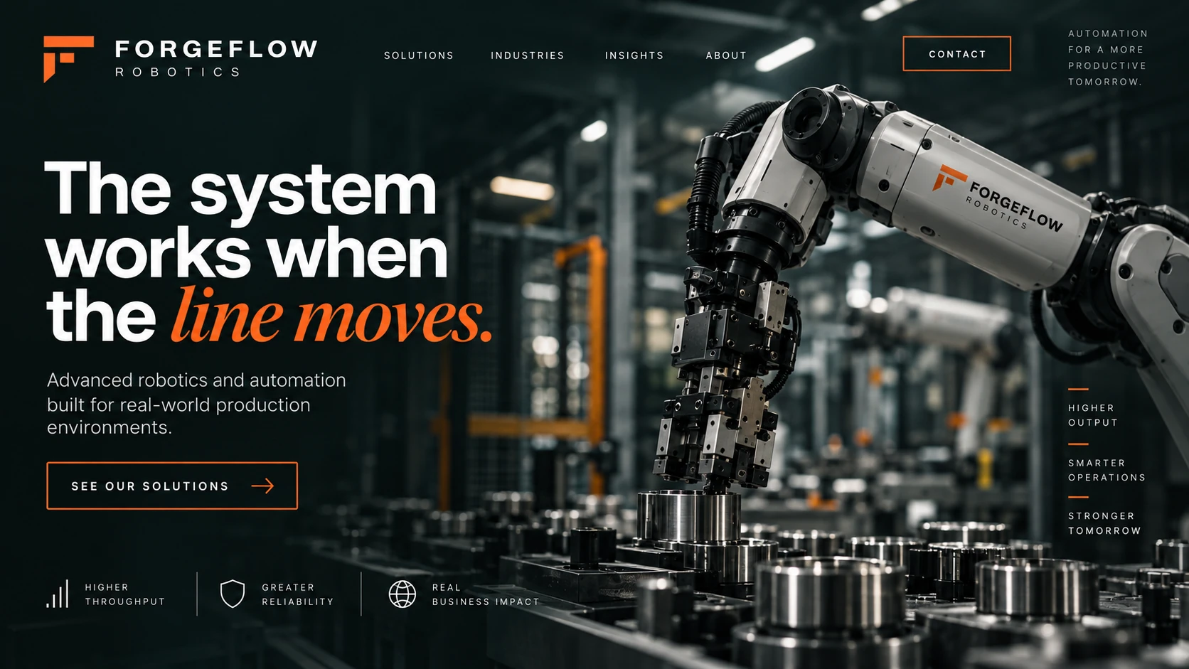 FORGEFLOW · A production problem, clearly explained.