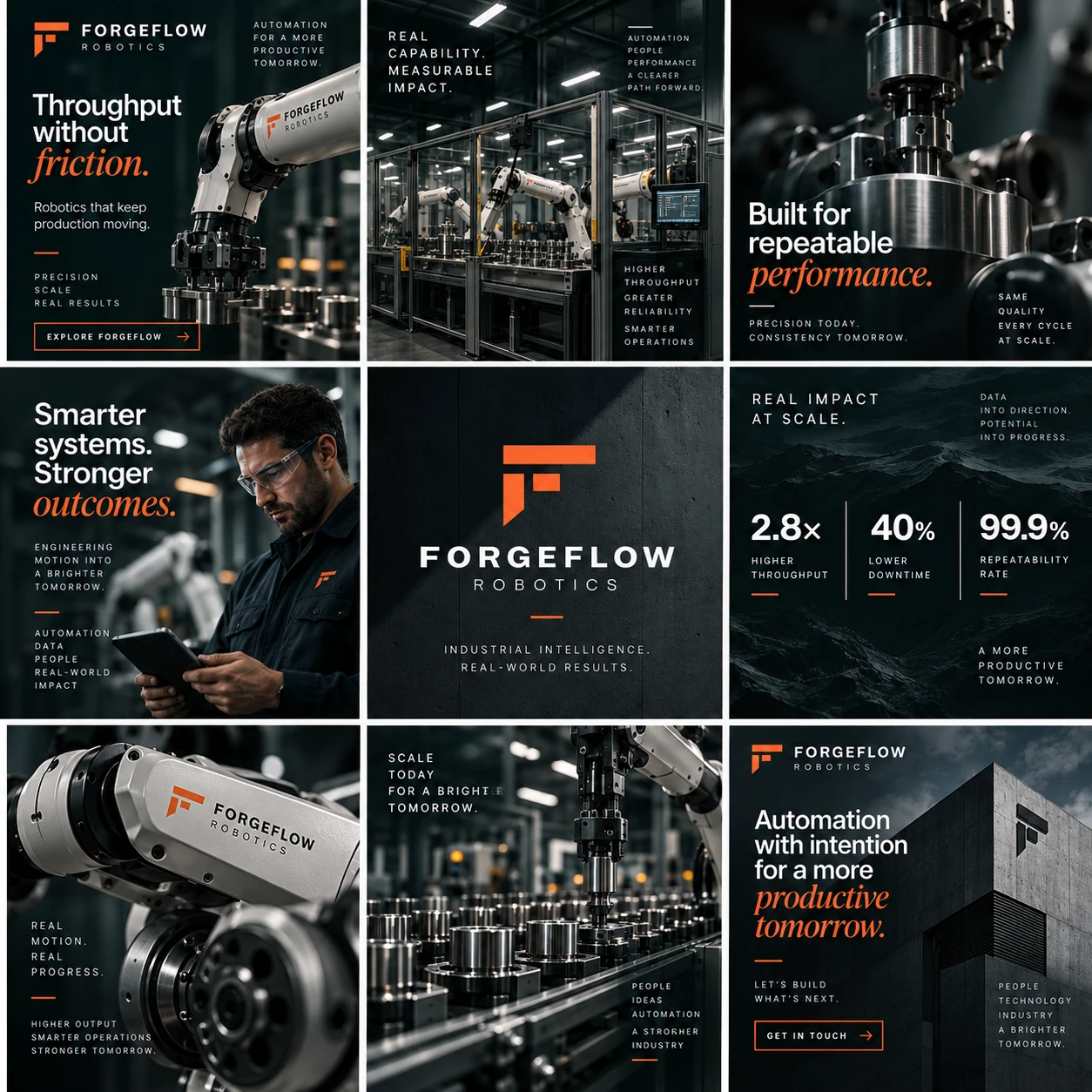 FORGEFLOW · Digital ads / PPC 005 · The brand world