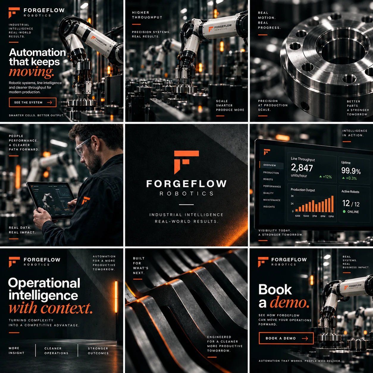 FORGEFLOW · Digital ads / PPC 009 · The brand world